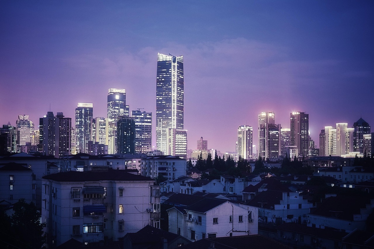 Shanghai, city, night — All You Need To Know About Setting Up Your First MyEtherWallet Account