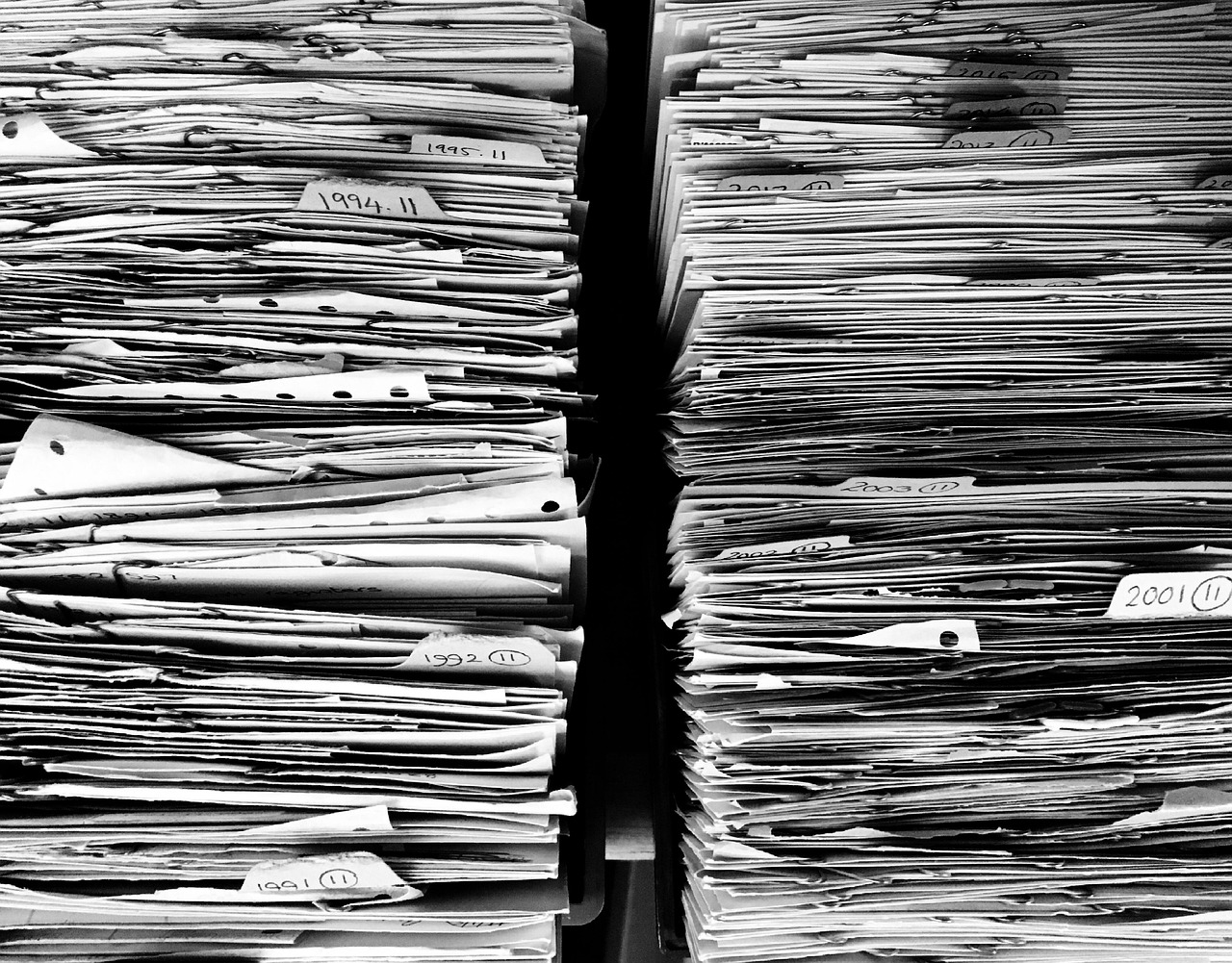 Files, paper, office — ClickFunnels And Its Benefits For Small Companies