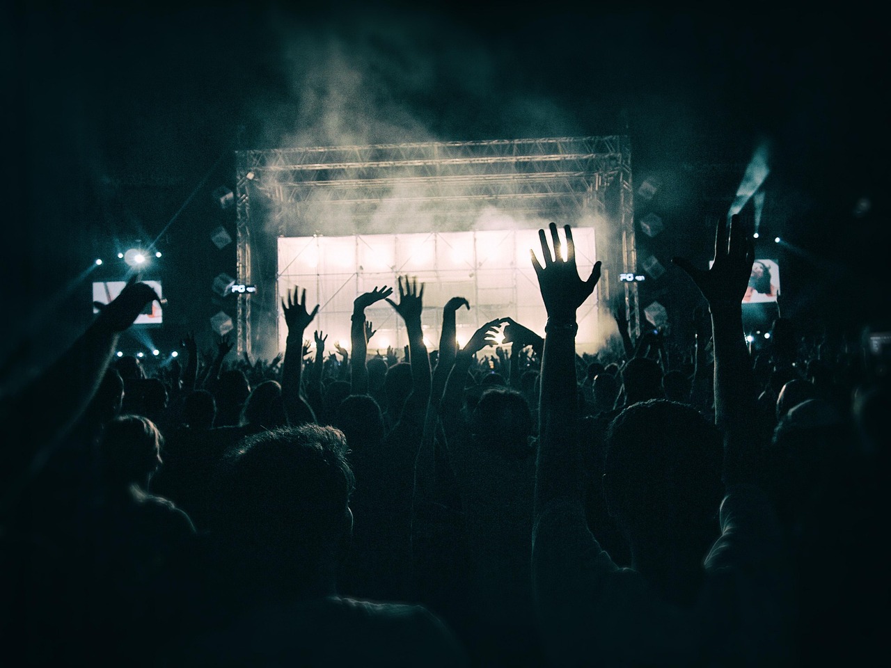 Crowd, concert, music festival — What is known as online poker?